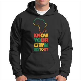Know Your Own History Black History Month Junenth Melanin Hoodie - Monsterry AU