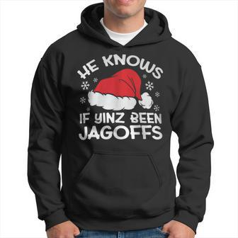 He Knows If Yinz Been Jagoffs Pittsburgh Pennsylvania Yinzer Hoodie - Monsterry AU