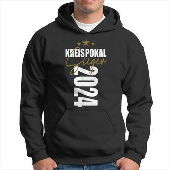 Kreispokal Sieger 2024 Motive Fußball Pokalsieger Outfit Fun Kapuzenpullover - Geschenkecke