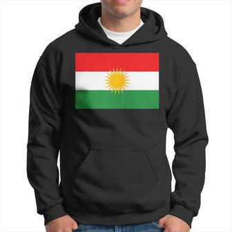 Kurdish Flag Kurdin Motif Rojava Pumpdistan Colours Hoodie - Seseable