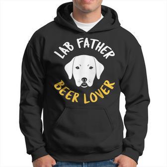 Lab Dog Father Beer Lover Best Labrador Retriever Dog Dad Hoodie - Monsterry DE