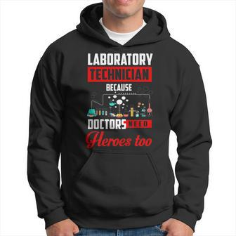 Laboratory Technician Joke Saying Lab Tech Hoodie - Monsterry UK