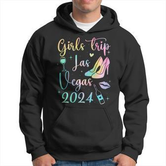 Las Vegas Girls Trip 2024 Girls Tie Dye Weekend Friends Girl Hoodie | Mazezy AU
