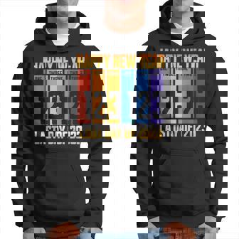 Last Day Of 2023 123123 Happy New Year 123123 New Year Eve Hoodie | Mazezy