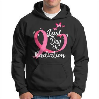 Last Day Of Radiation Treatment Breast Cancer Awareness Hoodie - Seseable