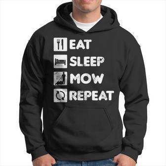 Lawn Care Eat Sleep Mow Repeat Hoodie - Monsterry DE