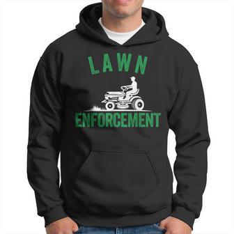 Lawn Enforcement Lawn Aficionado Lawn Care Lover Lawn Pride Hoodie - Thegiftio UK