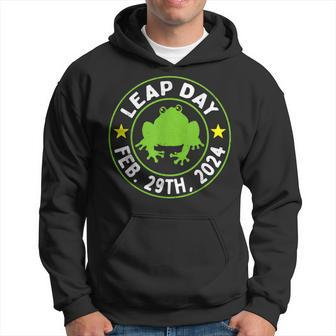 Leap Year Birthday Feb 29Th 2024 Leap Day Frog Hoodie - Seseable