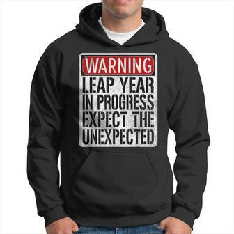 Leap Year In Progress Expect The Unexpected Leap Year 2024 Hoodie - Seseable