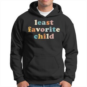 Least Favorite Child Cute Birthday Grandchild Retro Vintage Hoodie - Monsterry AU