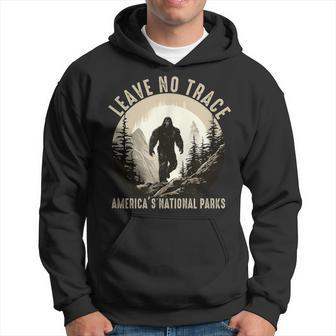 Leave No Trace America National Parks Sasquatch Hoodie - Seseable