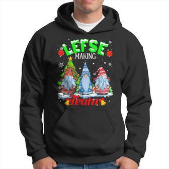 Lefse Making Team Christmas Gnomes Norwegian Lefse Lover Hoodie - Monsterry CA