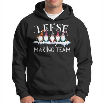 Lefse Making Team Gnome Xmas Hoodie - Monsterry UK