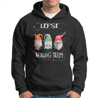 Lefse Rolling Team Nordic Merry Christmas Gnome Baking Tomte Hoodie - Thegiftio UK