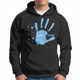 Left-Handed Lefty Pride Handprint Hoodie - Monsterry DE