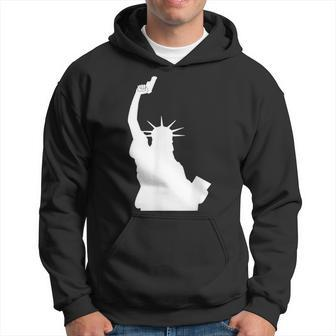 Let Freedom Ring Statue Of Liberty Picture Holding Gun Hoodie - Monsterry DE