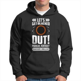 Let's Get Blacked Out Paducah Kentucky Solar Eclipse 2024 Hoodie - Thegiftio UK