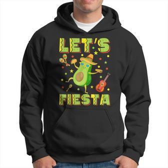 Let's Fiesta Avocado And Tacos Cinco De Mayo Hoodie - Monsterry