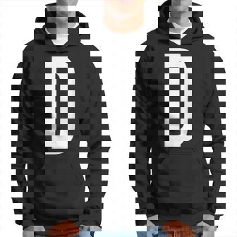 Letter D Spell Out Team Name Business Family Photo Hoodie - Seseable