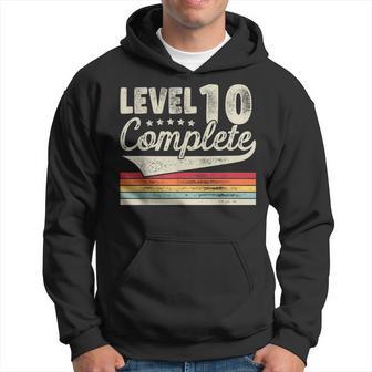 Level 10 Complete Vintage 10Th Wedding Anniversary Hoodie - Thegiftio UK