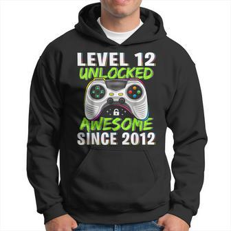 Level 12 Unlocked Awesome Since 2012 12Th Birthday Boys Hoodie - Monsterry CA
