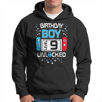 Level 9 Freigeschaltet 9 Geburtstag 9-Jähriger Junge Kapuzenpullover - Geschenkecke