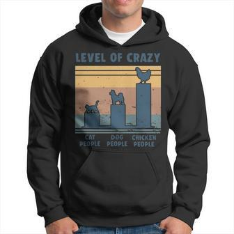 Level Of Crazy Chicken Lover Hoodie | Mazezy