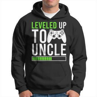 Leveled Up Promoted To Uncle 2024 New Uncle Video Game Hoodie - Monsterry DE