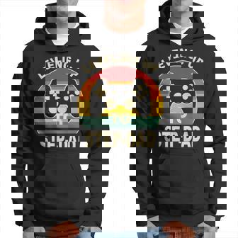 Leveling Up To Step-Dad Video Games Lover Father's Day Hoodie - Thegiftio UK
