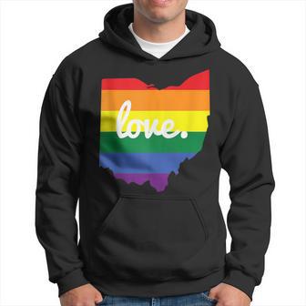 Lgbt Gay Pride Ohio Love Hoodie - Monsterry