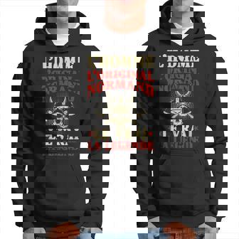 L'homme Normand Legende Humour France Région Culture Cadeau Sweat à capuche - Cadeauxyz