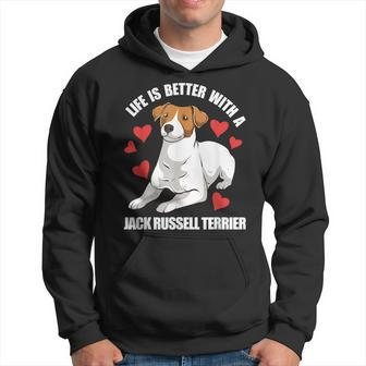 Life Is Better With A Jack Russell Terrier Hoodie - Monsterry AU