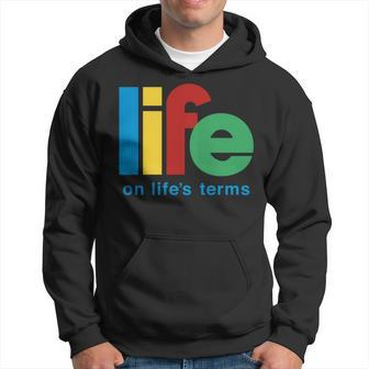 Life On Life's Terms Sobriety Recovery Aa Na Hoodie - Monsterry