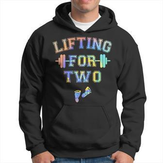 Lifting For Two Pregnancy Workout Hoodie - Seseable