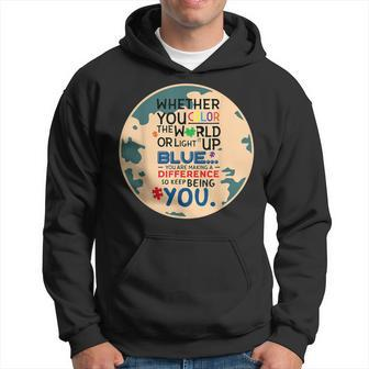 Light It Up Blue Puzzle Cool Autism Awareness Hoodie - Monsterry AU