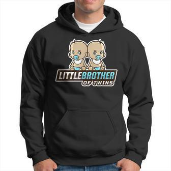 Little Brother Of Twins Younger Sibling Kid Wombmate Hoodie - Monsterry UK