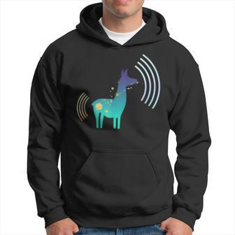 Llama Leona In Sounds Hoodie - Monsterry