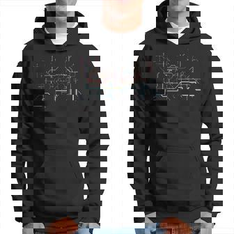 London TrainTube Map Line Novelty For London Lover Hoodie - Thegiftio UK