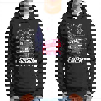 London Vibes Famous London Landmarks Souvenir Coronation Hoodie - Thegiftio UK
