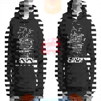 London Vibes Famous London Landmarks Souvenir London Love Hoodie - Thegiftio UK