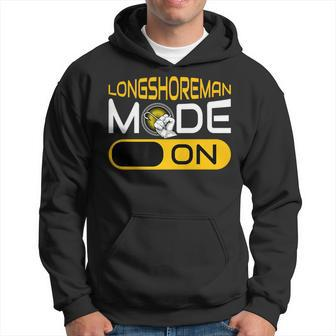 Longshoreman Mode On Longshoreman Hook Dock Worker Hoodie - Monsterry UK