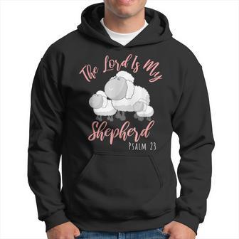 The Lord Is My Shepherd Psalms 23 Bible Christian Hoodie - Monsterry CA