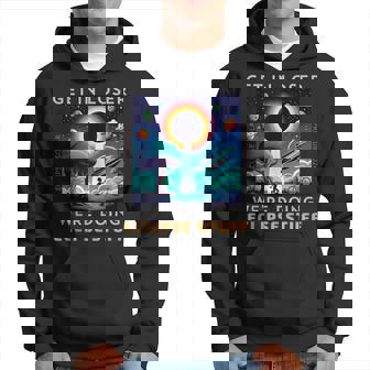 Get In Loser We're Doing Eclipse Stuff Alien Eclipse 2024 Hoodie - Thegiftio
