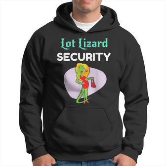 Lot Lizard Security Trailer Park Redneck Hoodie - Monsterry UK