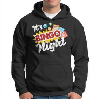 Lotto Bingo Player Its Bingo Night Gambling Lottery Bingo Hoodie - Thegiftio UK