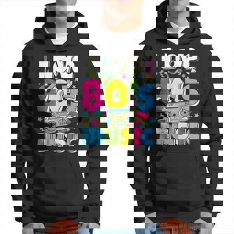 I Love 80'S Music Traje De Fiesta Retro De Los Años 80 Y 80 Sudadera - Regaloses