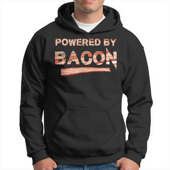 Love Bacon Powered By Bacon Idea Fun Hoodie - Monsterry UK
