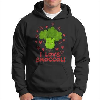 I Love Broccoli S Hoodie - Seseable