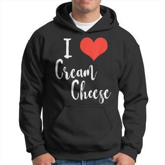 I Love Cream Cheese Hoodie - Monsterry