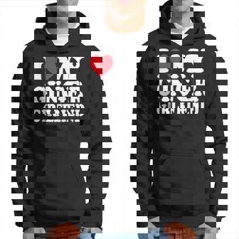 I Love My Ginger Girlfriend I Heart My Gf Hoodie - Thegiftio